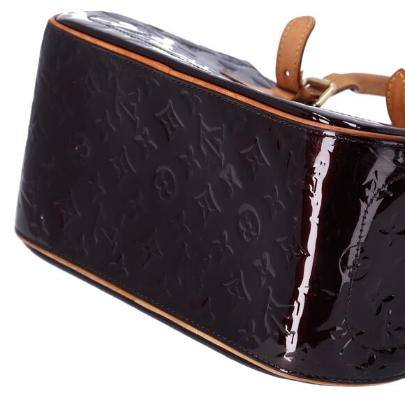 Louis Vuitton Summit Drive Monogram Vernis Handbag M93516 Amarante - Picture 7 of 9